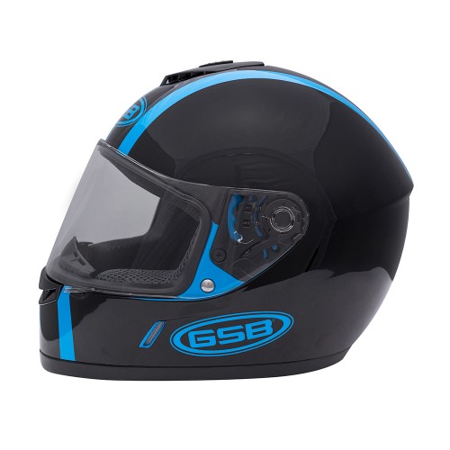 Шлем интеграл G-349 BLACK & BLUE