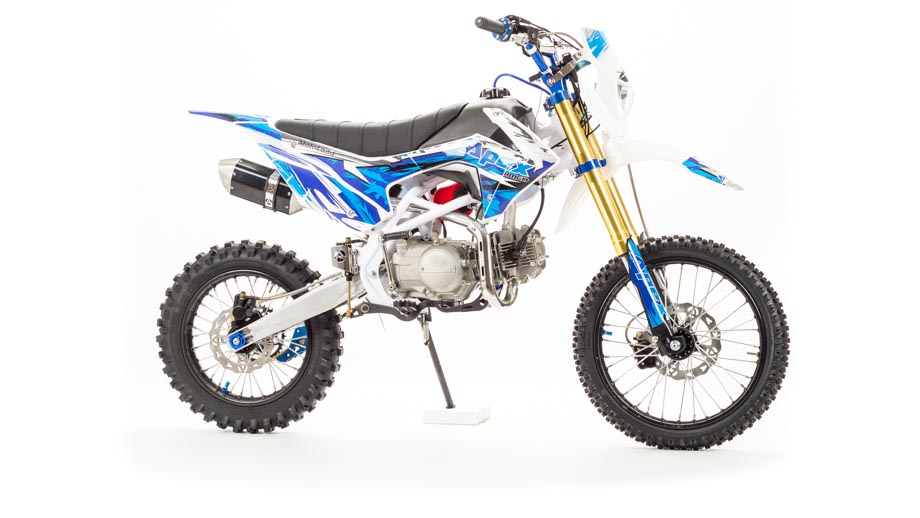 Мотоцикл Кросс APEX125 (2021 г.) синий
