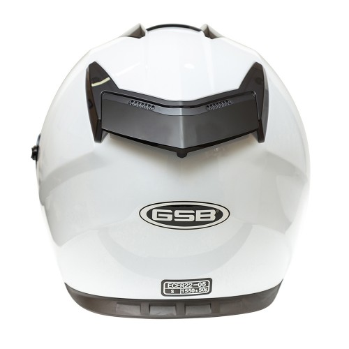 Шлем интеграл с солнцезащитными очками G-350 WHITE GLOSSY