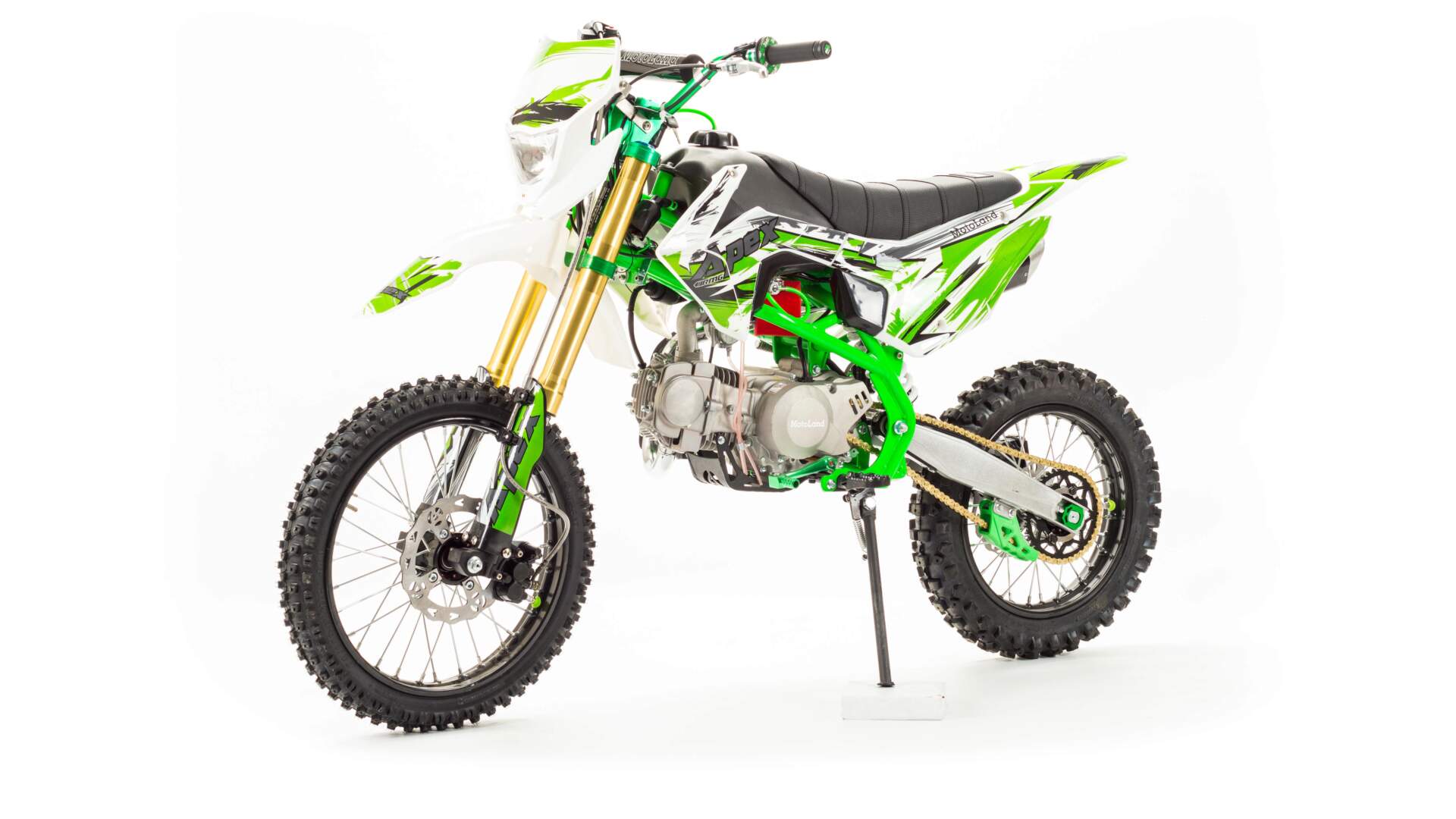 Мотоцикл Кросс APEX125 (2021 г.) зеленый