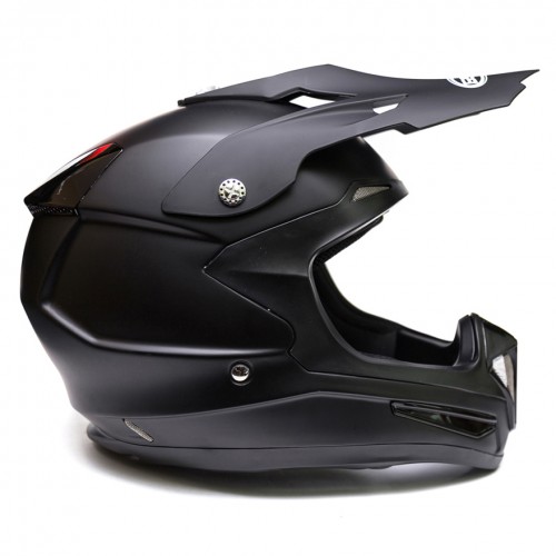 Облегченный кроссовый шлем из карбон-кевларового композита XP-15 BLACK MATT