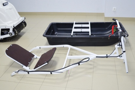 Модуль толкач с санями с отбойником для мотособаки КОЙРА Богатырь / KOiRA 500.